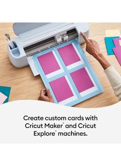 Cricut Card Mat 2X2 Reusable Non-Slip Craft Mat Create Four Cards Simultaneously Perfect For Bulk Card Making Compatible With Maker & Explore Crafting Machines  - Image 3