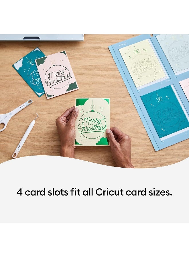 Cricut Card Mat 2X2 Reusable Non-Slip Craft Mat Create Four Cards Simultaneously Perfect For Bulk Card Making Compatible With Maker & Explore Crafting Machines - Image 4