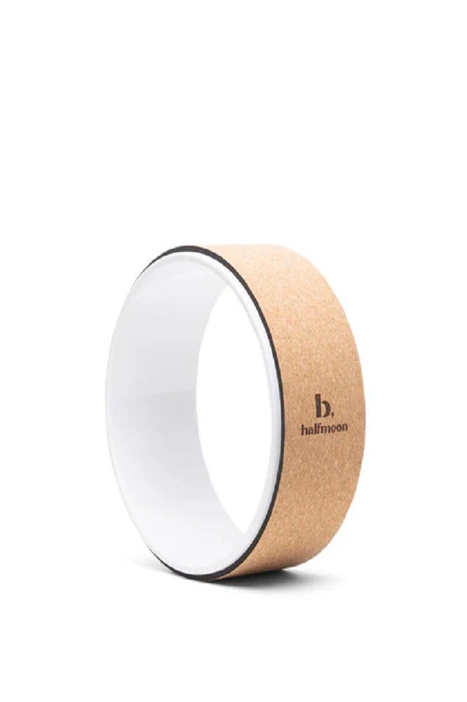 HALFMOON Movement Wheel – Cork | Cork-Covered Yoga Wheel for Backbends, Core & Mobility - Image 5