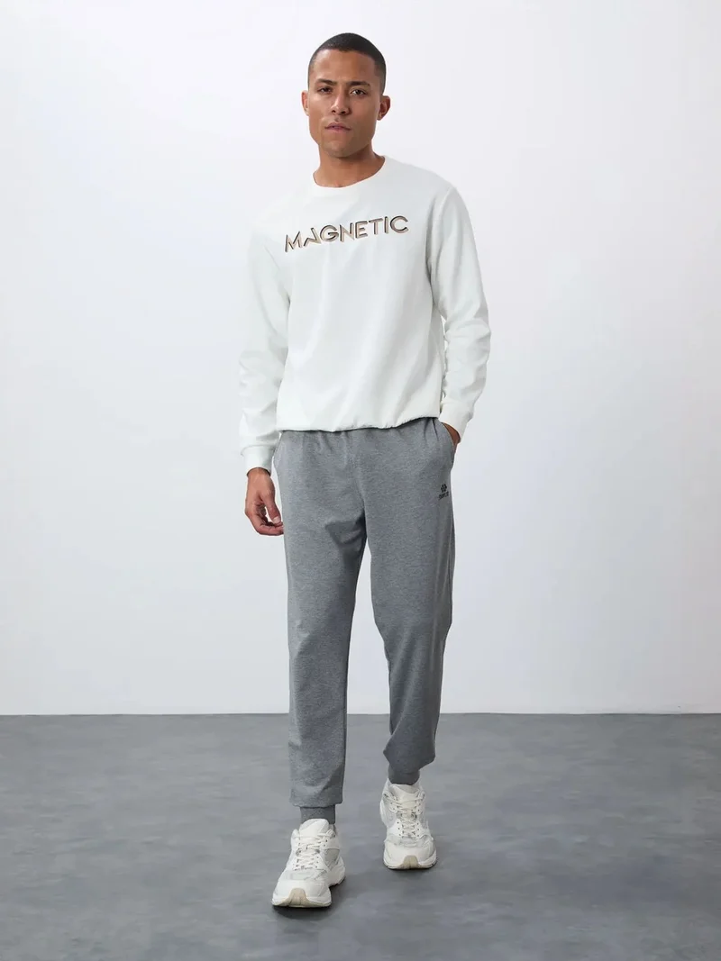 تومي لايف TOMMY Men's Solid Fleece Sweatpants