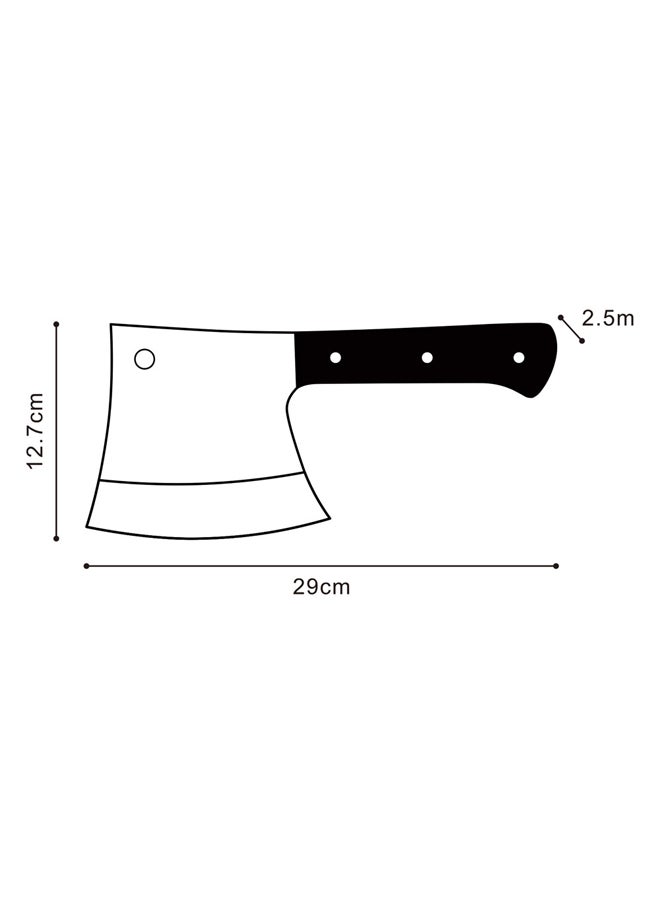 DPT Stainless steel cleaver Meat cleaver Silver Size29*12*2.5 Cm  - Image 4