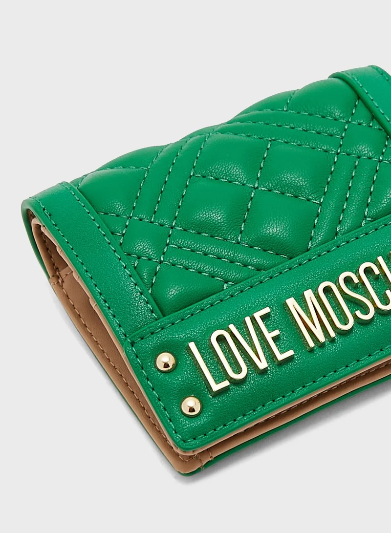 Love Moschino Quilted  Wallet