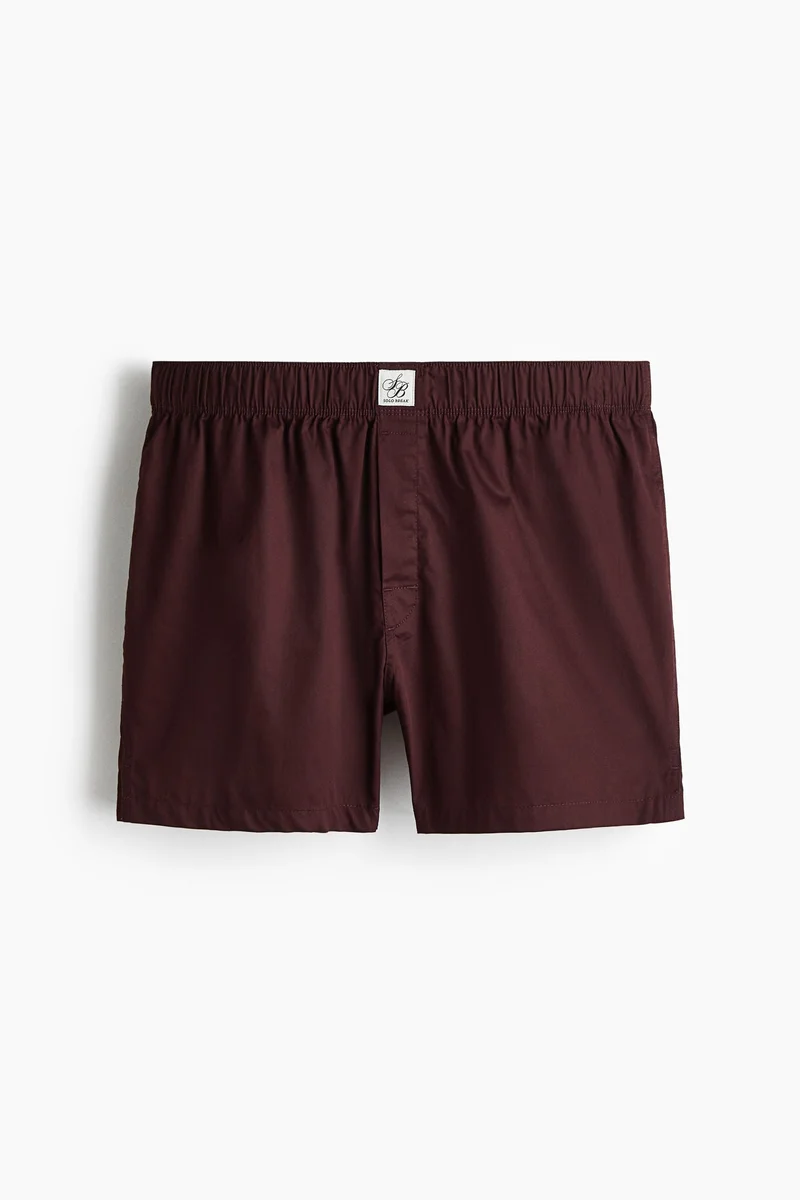 H&M 2-pack Woven cotton sateen boxer shorts