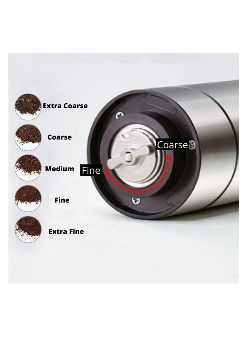 Electric automatic portable coffee grinder with ceramic burr - Dark Blue - Image 2