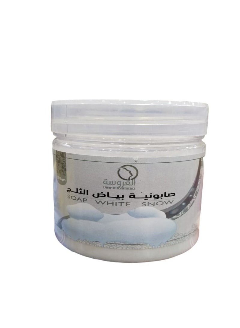 Al Arousa Soap White Snow 500 grams