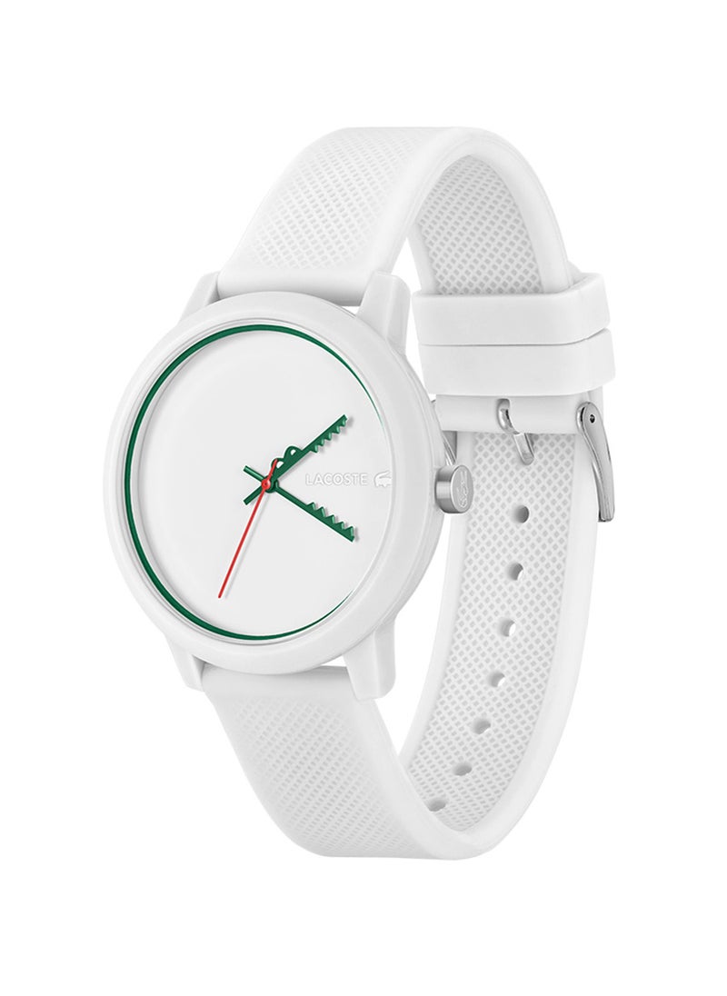 LACOSTE Men's Analog Round Shape Silicone Wrist Watch 2011308 - 42 Mm  - Image 2