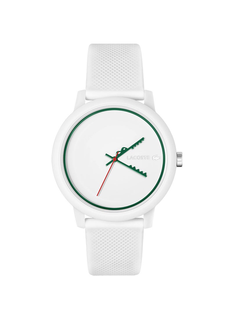LACOSTE Men's Analog Round Shape Silicone Wrist Watch 2011308 - 42 Mm  - Image 1