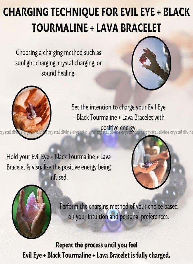 Crystal Divine Evil Eye Healing Crystal Bracelet For Woman 8mm Money Magnet Bracelet For Girls Crystal For Men Friendship Gifts Hand Couple Aesthetic Bracelets For Gifts. - Image 5