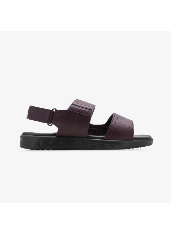 NDURE Men's Double Strap Sandals, Cushioned Footbed, Velcro Closure, Casual Open Toe - Image 5