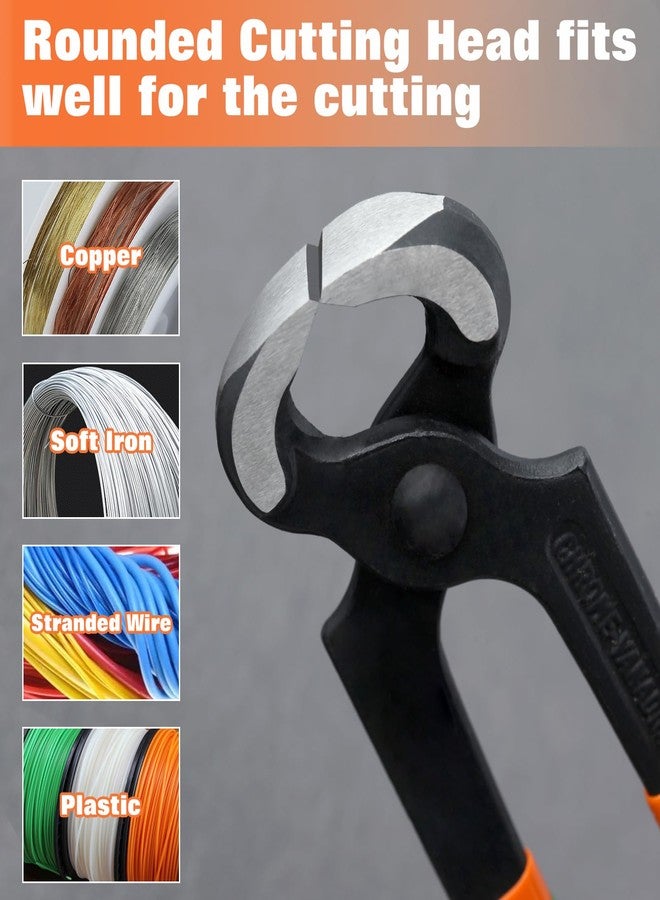 LEONTOOL End Cutting Pliers 7 Inches PVC Handle Nail Puller Pincer for Women Wire Cutting, Shoe Heel Repair - Image 3