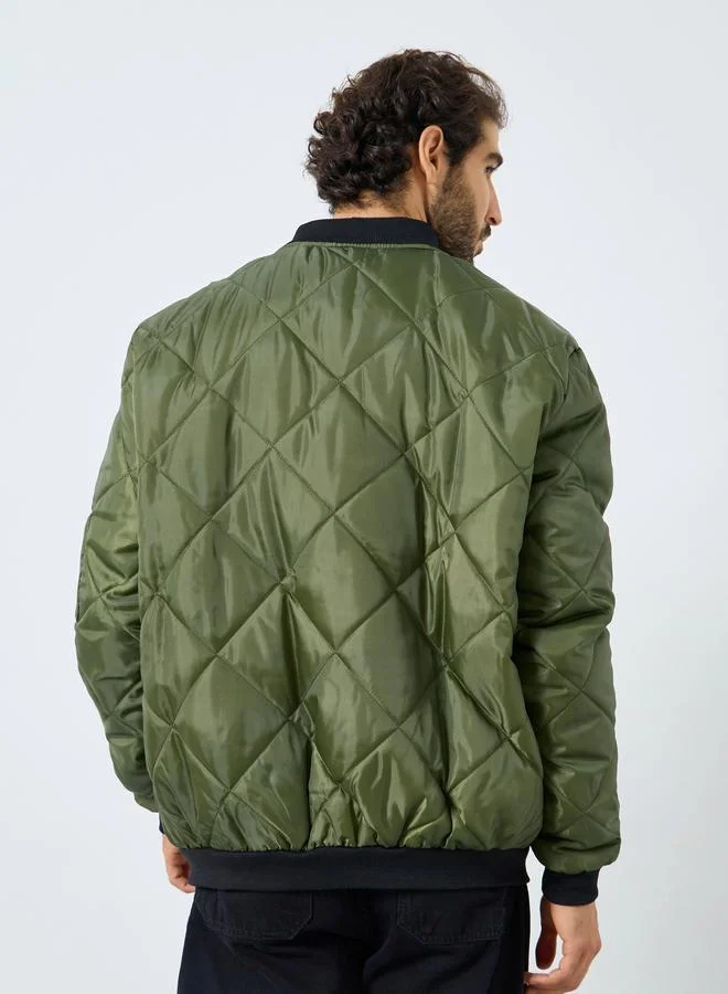 Styli Men Relaxed Fit Lightweight Casual Jacket