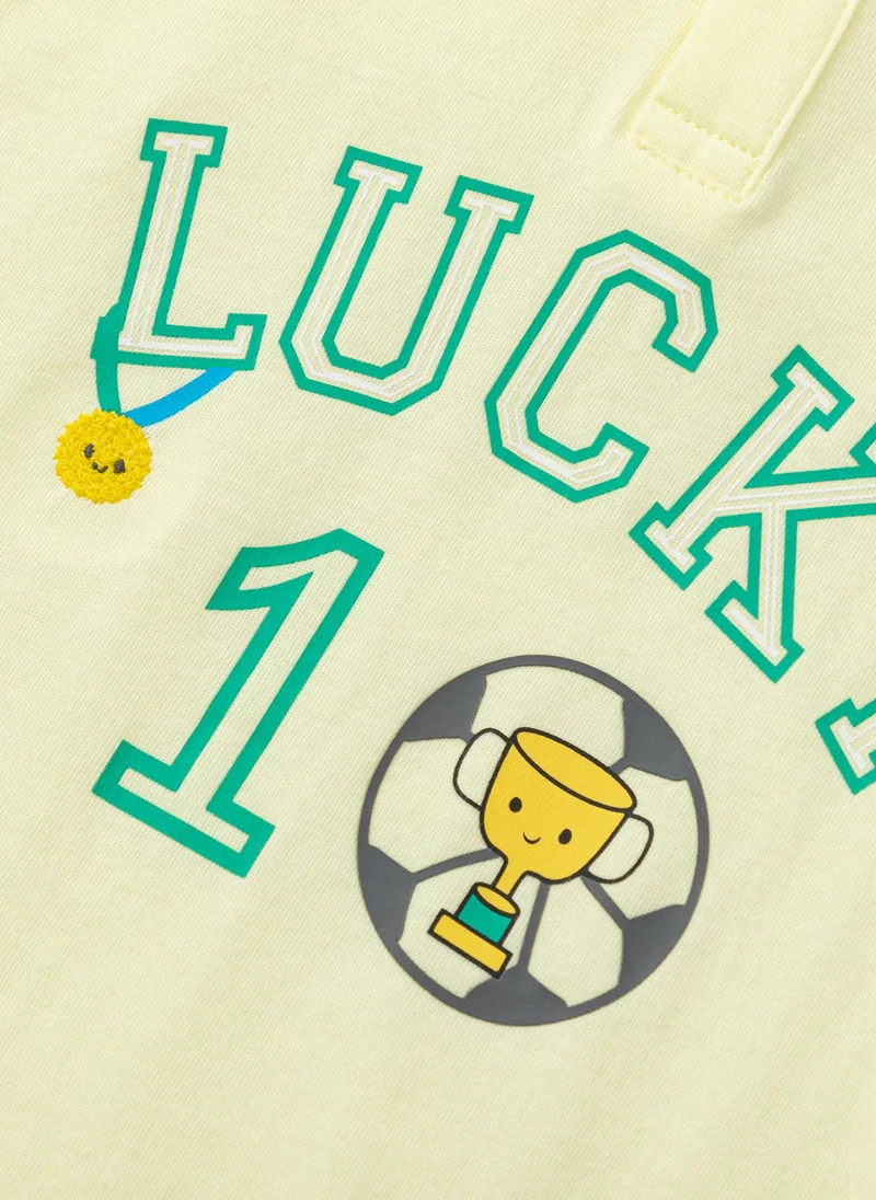 Balabala Yellow Baby Unisex Knitted jumpsuit  | Best Price UAE