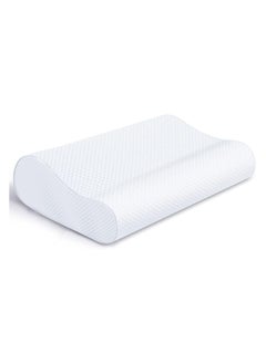 Memory Foam Pillow (23.6"x13.8"), Findigit Cervical Neck Support Pillow for Sleeping, Contour Ergonomic Orthopedic Pillow for Back, Side Sleeper