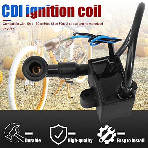 YOFMOO CDI Ignition Coil 49cc 50cc 60cc 66cc 70cc 80cc 2-Stroke Engines Motor Motorized Bicycle Bike ATV Quad Go Kart Moped Scooter - Image 4