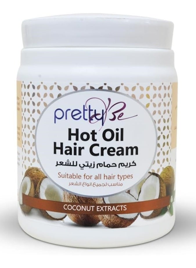 Pretty Be Hot Oil Hair Cream With Coconut Extracts 1000 ML  - Image 1