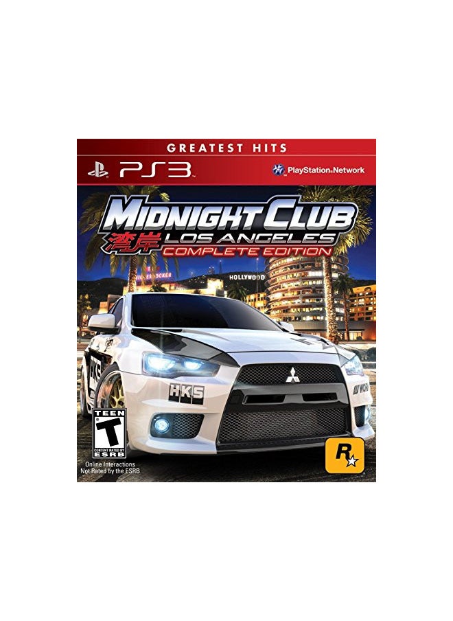 Rockstar Games Midnight Club: Los Angeles - Greatest Hits - Complete Edition - Playstation 3  - Image 1