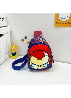 Generic Fashion Cartoon Nylon Kids Chest Bag Iron Man 