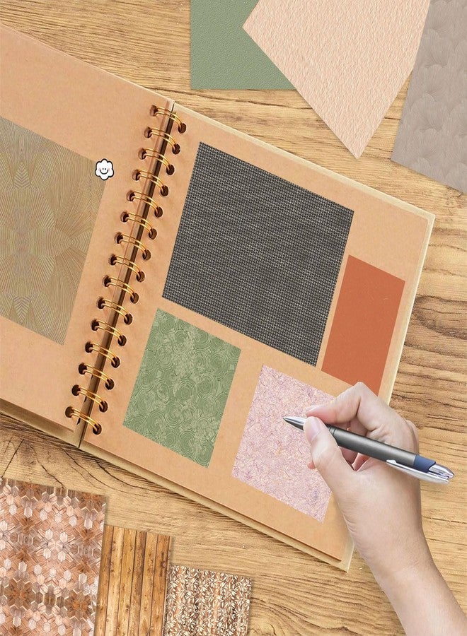 MIATTCLD Scrapbook Paper 12x12 Double Sided Background Paper for Scrapbooking, 48 Sheets/48 Designs Decorative Craft Papers Vintage Patterned Papers for Card Making Journaling Decor (A) - Image 5