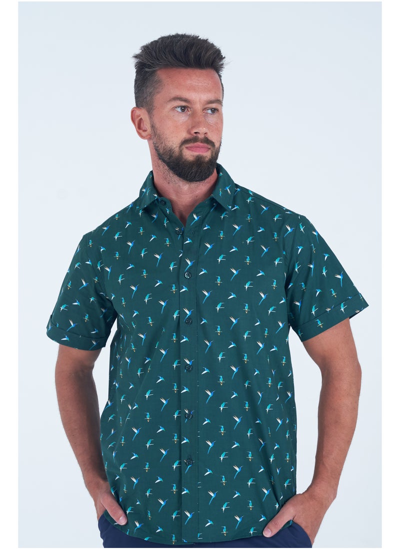 Orabelle Macaw Forest Shirt  - Image 1