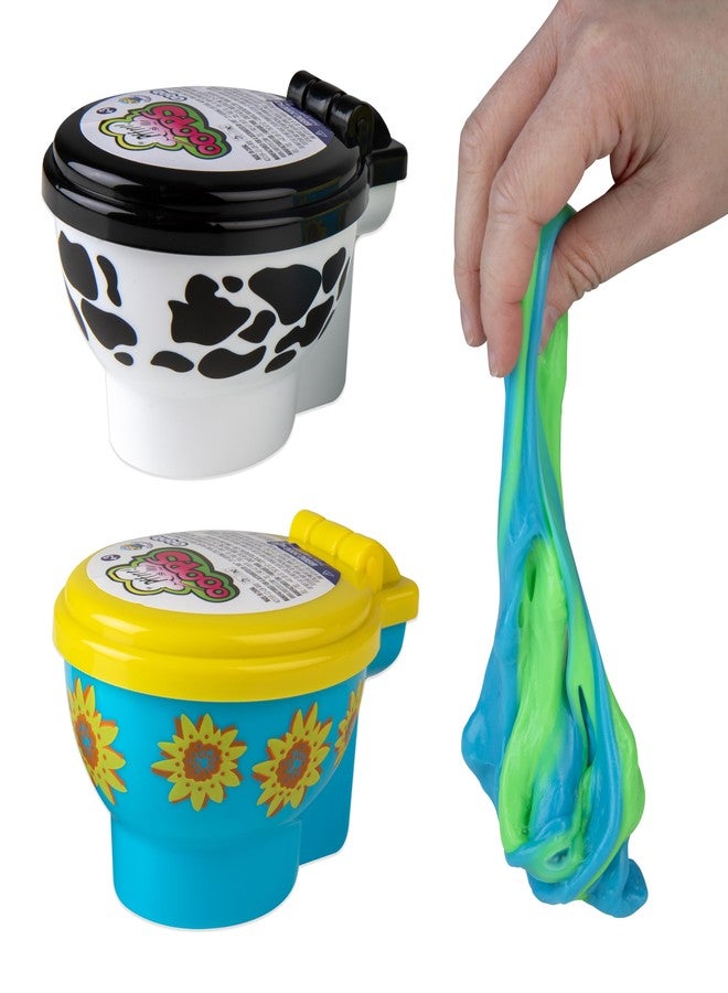 The Orb Factory ORB Goooze Ultra Toilet Slimi 2 Pack - Fun, Novelty Slime and Toy Toilets - Make Silly Bathroom Sounds and Prank Your Friends - Novelty Sensory Toy and Gift Guaranteed to Make Kids and Adults Laugh - Image 2