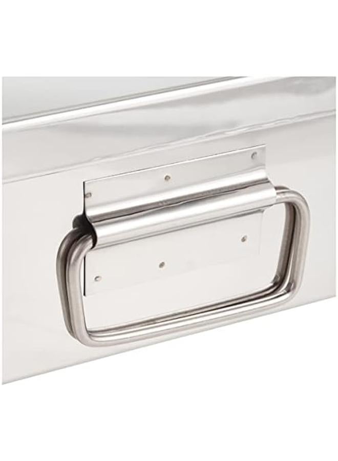 راج صندوق تخزين توابل تقديم الطعام من الفولاذ المقاوم للصدأ 34 سم Cmp006 صندوق ماسالا صندوق توابل ماسالا بيتي 6 مقصورات - Image 4