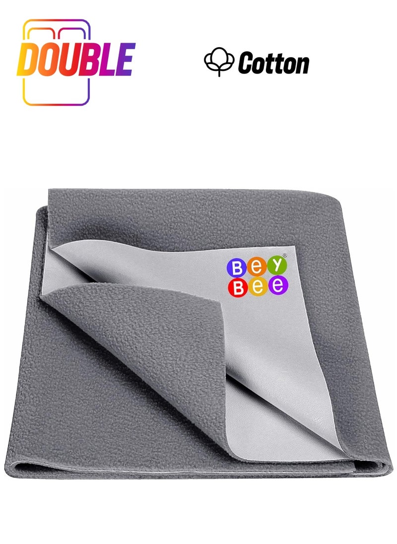 Bey Bee BeyBee Waterproof Rubber Sheet (Large (140cm X 100cm), Grey)  - Image 1