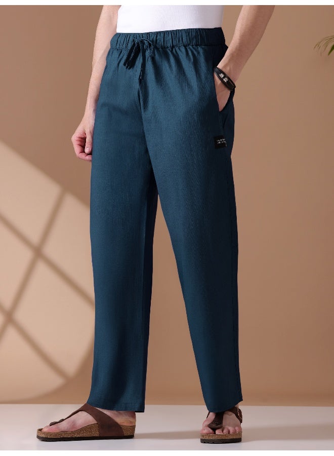 بيونغ بييونغ بيجامة كحلية فضفاضة - Image 1