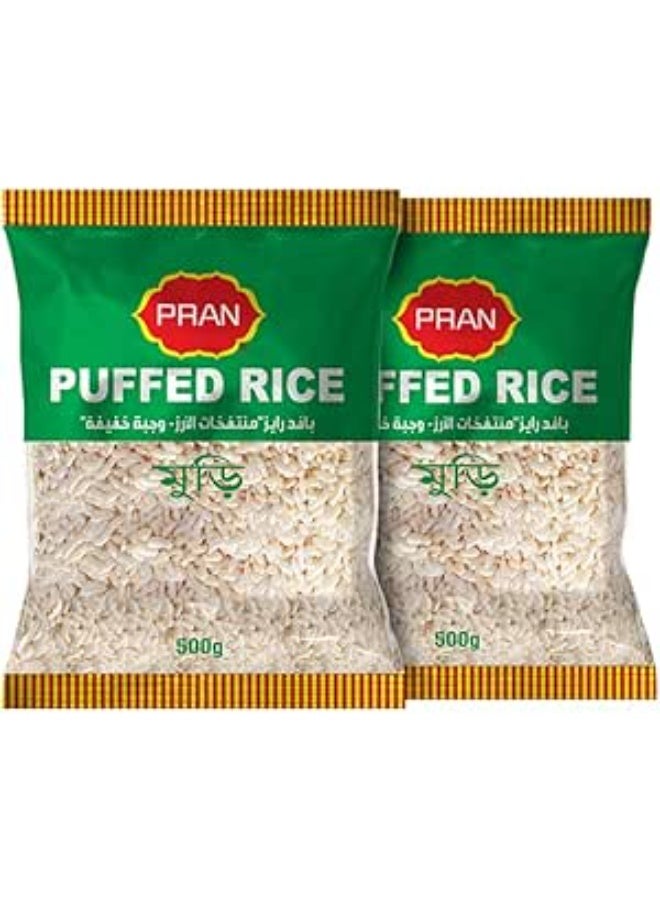 PRAN Puffed Rice 500 gm, 2-Pack
