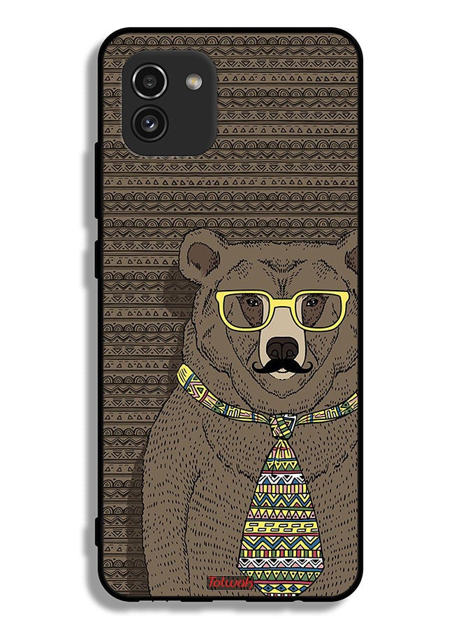 Tolwak Samsung Galaxy A03 Protective Case Cover Mr Wolf - Image 1