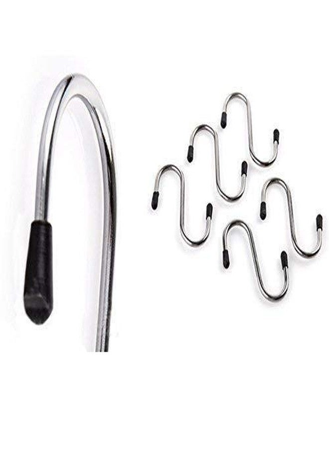 DeoDap Heavy Duty S-Shaped Stainless Steel Hanging Hooks - Pack of 5 - Image 5