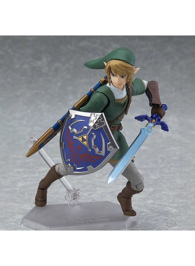 عام أسطورة زيلدا سطح المكتب الديكور رابط المنقولة دمية نموذج جمع الزخرفية اللعب هدايا للعائلة والأصدقاء - Image 3