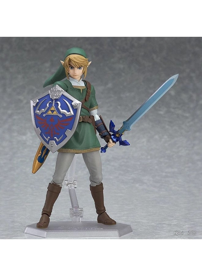 عام أسطورة زيلدا سطح المكتب الديكور رابط المنقولة دمية نموذج جمع الزخرفية اللعب هدايا للعائلة والأصدقاء - Image 1