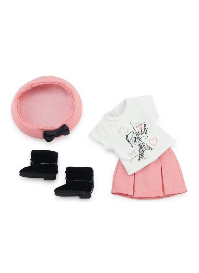 Emily Rose 14 Inch Doll Clothes & Accessories ; 5 Pc Parisian 14" Doll Skirt Gift Set Outfit Including Boots! ; Gift Boxed! ; Compatible With 14.5" Hard Bodied Wellie Wishers Dolls  - Image 4
