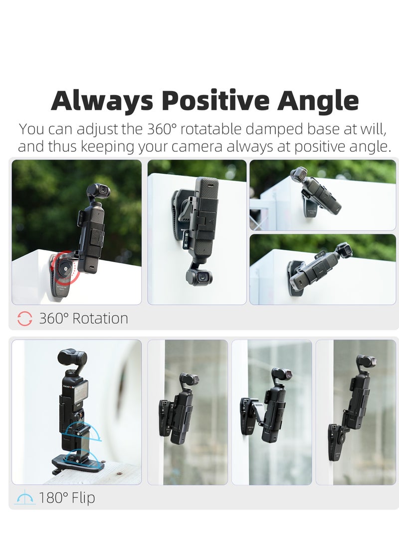 SUNNY LIFE 360° Rotation Magnetic Backpack Clip  for DJI OSMO Pocket 3  - Image 4