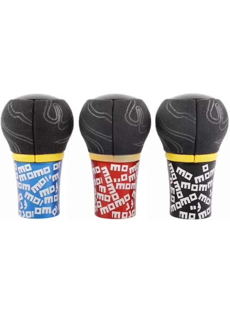 Momo Ultra Gear Knob Black/Red/Blue Standard Aluminium Microfibre NEW (RED) - Image 5