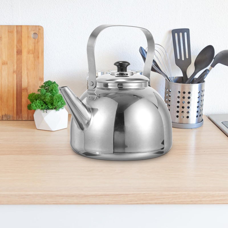 Stainless Steel Whistling Tea Kettle Replacement Lid Large Size Loud Whistle Sound - Image 5