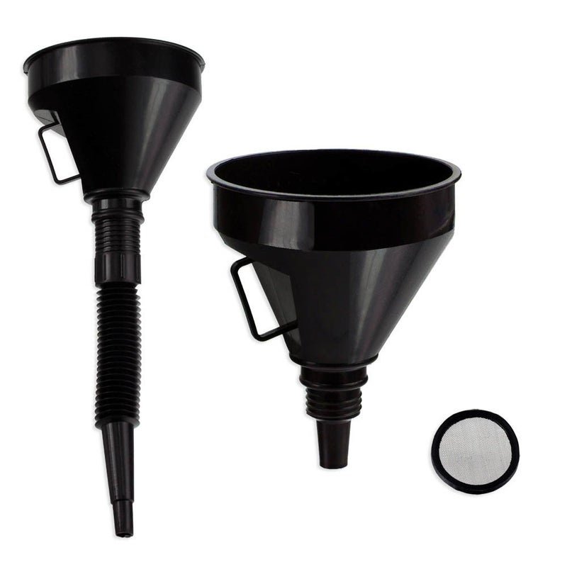 ProTool 3in1 MultiPurpose Funnel with Extension Removable Debris Screen