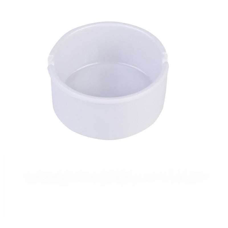 White Imitation Porcelain Round Ashtray High Temperature Resistant Home Smoking Ktv - Image 2