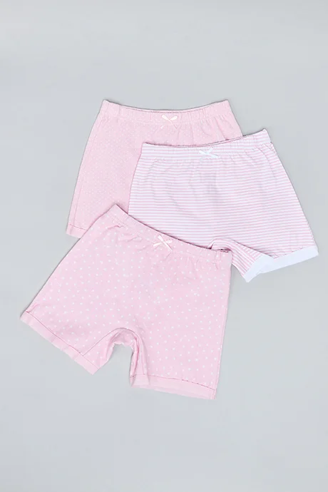 R&B 3 Pack Printed Long Shorts