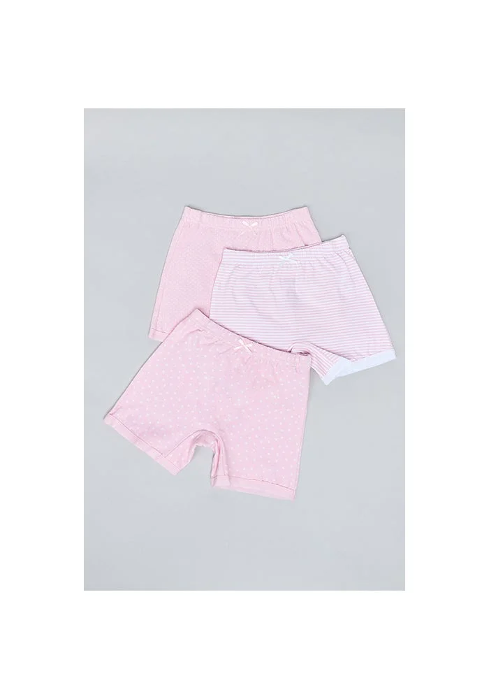R&b 3 Pack Printed Long Shorts