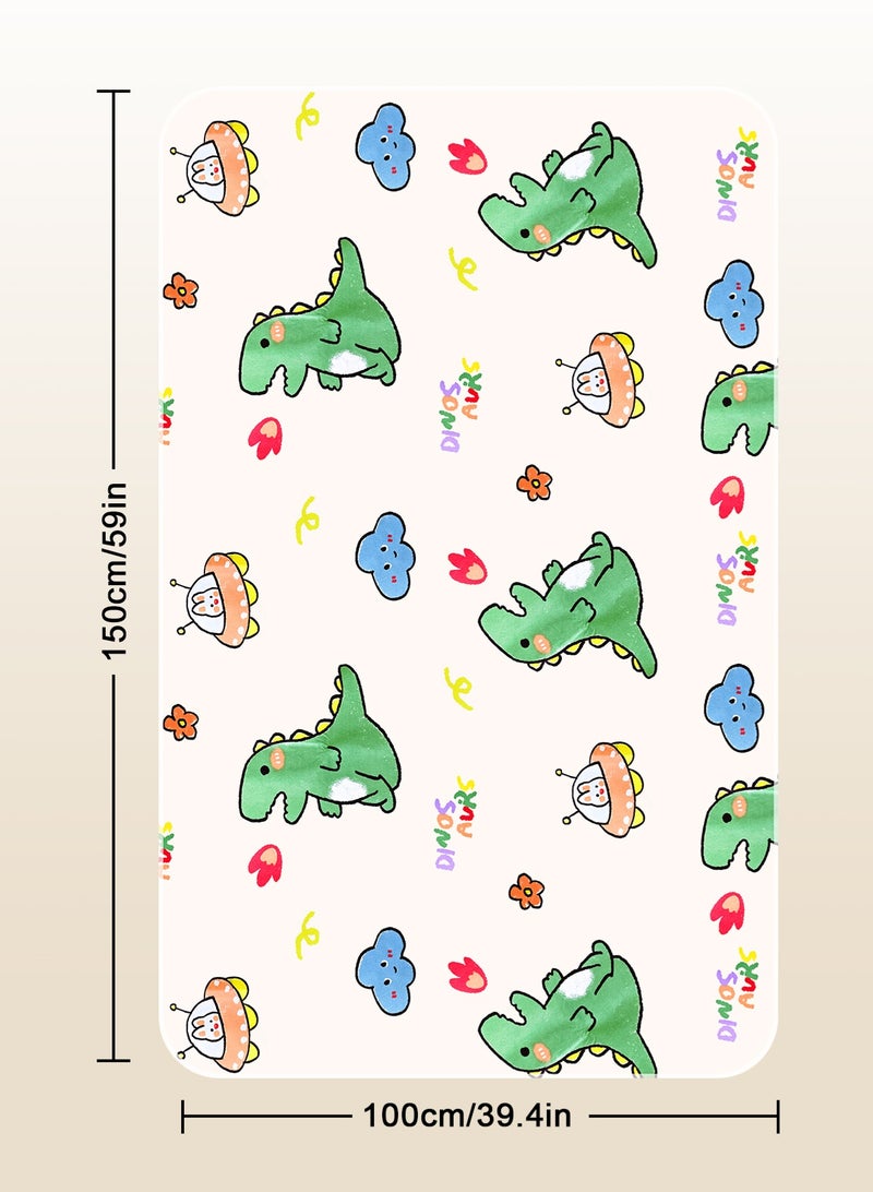 أوربازار وسادة سرير للأطفال مقاومة للماء، قابلة للغسل وإعادة الاستخدام، وأغطية سفلية قابلة لإعادة الاستخدام، وغطاء لسلس البول، مناسبة للرضع والأطفال الصغار والبالغين - Image 3