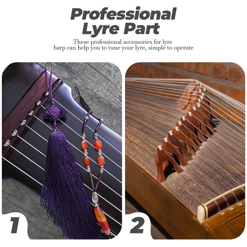 🎸 مسامير ضبط متينة من الصلب مع مفتاح صيانة أدوات موسيقية احترافية - Image 3