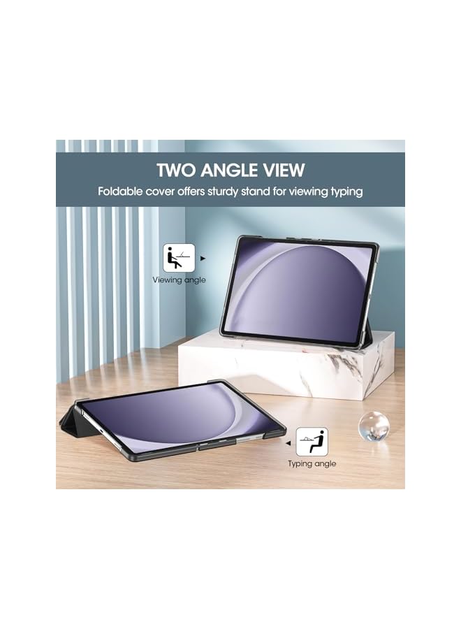 Procases For Galaxy Tab A9 Plus 11 Inch 2023 Case Slim Stand Hard Back Shell Protective Smart Cover Case For 11 Inch Galaxy Tab A9 Plus Plus 2023 Sm X210 X215 X216 X218 Black - Image 4