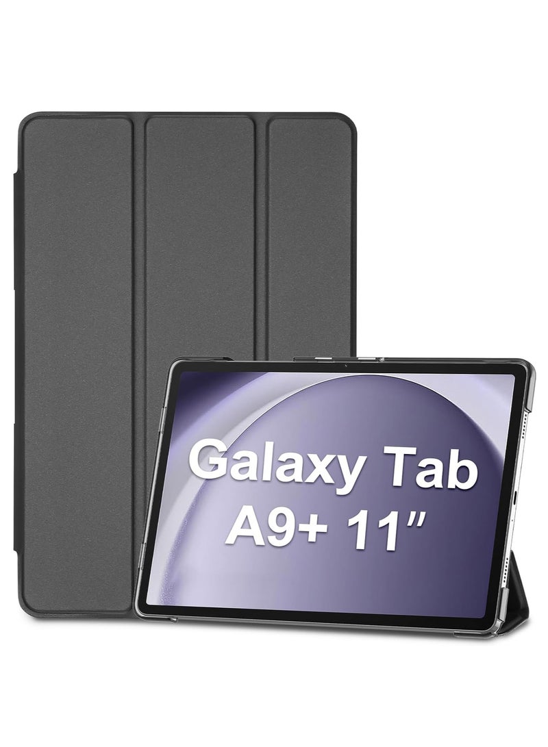 Procases For Galaxy Tab A9 Plus 11 Inch 2023 Case Slim Stand Hard Back Shell Protective Smart Cover Case For 11 Inch Galaxy Tab A9 Plus Plus 2023 Sm X210 X215 X216 X218 Black - Image 1