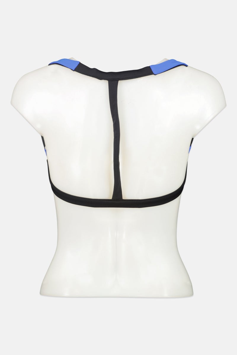 RIP CURL بلوزة بيكيني نسائية بسيطة بدون حشوة، زرقاء - Image 3