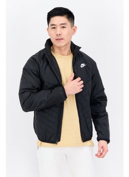 Nike Men Therma Fit Long Sleeve Outdoor Jacket, Black  - Image 1