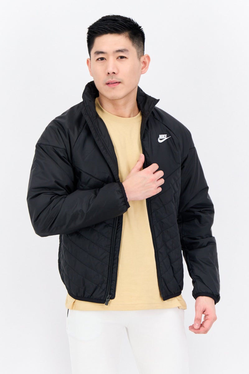 Nike Men Therma Fit Long Sleeve Outdoor Jacket, Black - Image 1