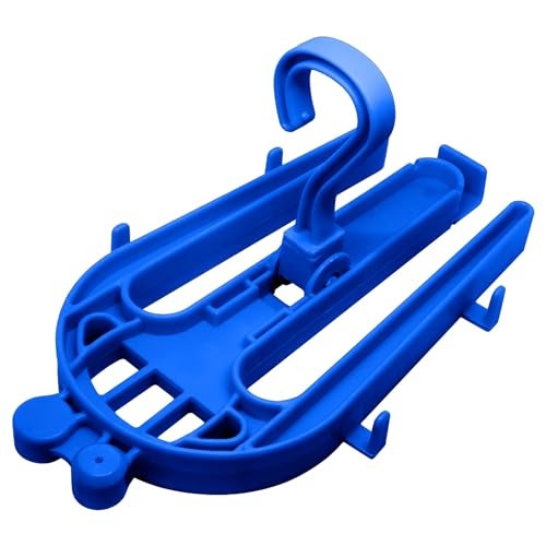 Saekodive Drysuit Hanger for Wetsuit and Regulator - Multi-Purpose, Anti-Slip, Heavy Duty PP Plastic - for Diving Gear and Outdoor Activities (Blue) - Image 1