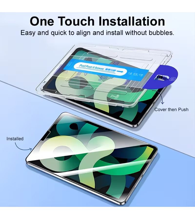 1pc Screen Protective Film Compatible With iPad Air 13 2025 M3 High Definition Tempered Glass Upgraded Protection Thickened Wear Resistant Layer Flat Smooth Surface Comfortable Touch - Image 3