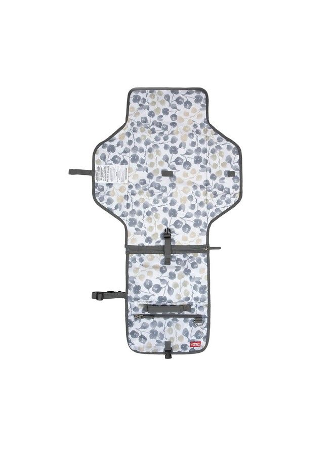 Nuby Portable Baby Changing Pad Station Quick Wipe Clean Changing Mat With Builtin Pillow Floral Print - Image 5